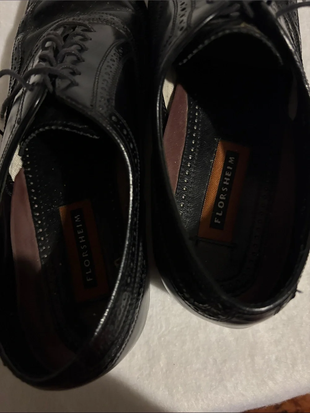 Florsheim Black Men's Wingtip Oxford Dress Shoes